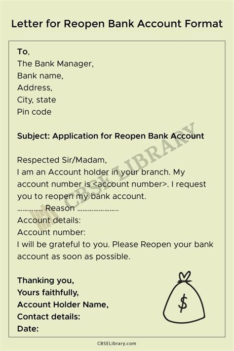 Reopening an Account .